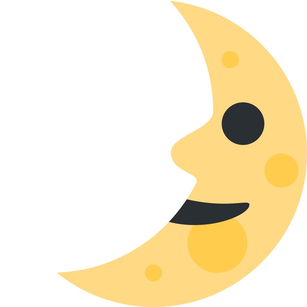 🌛 First Quarter Moon Face Emoji Meaning