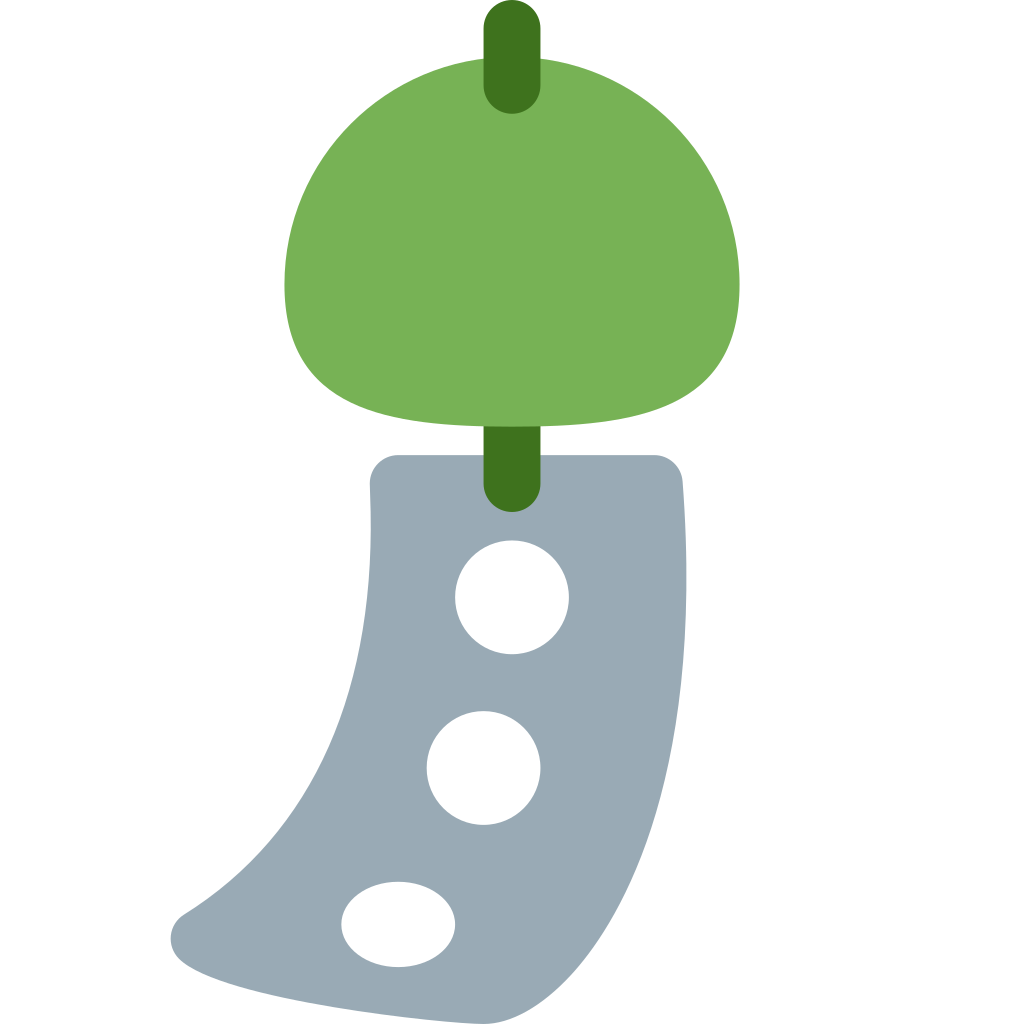 🎐 Wind Chime Emoji Meaning