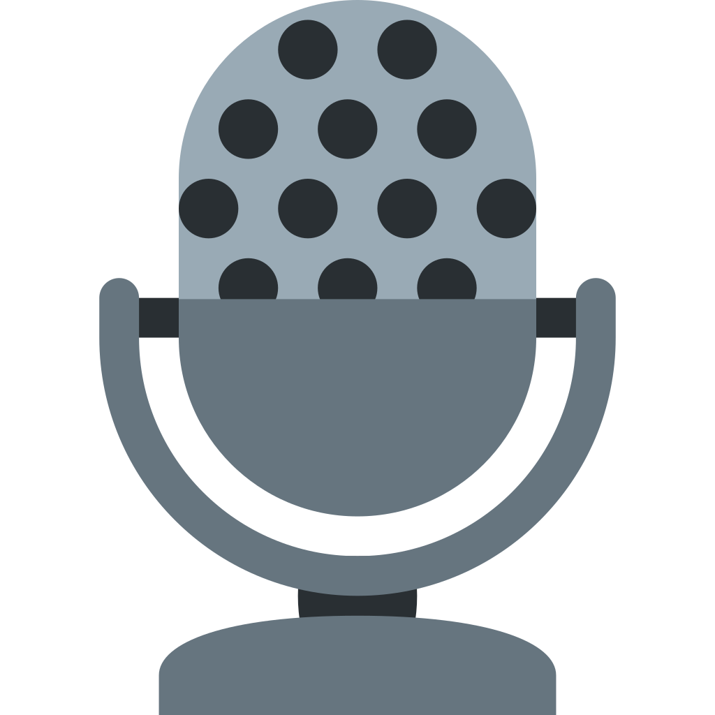 🎙 Studio Microphone Emoji Meaning