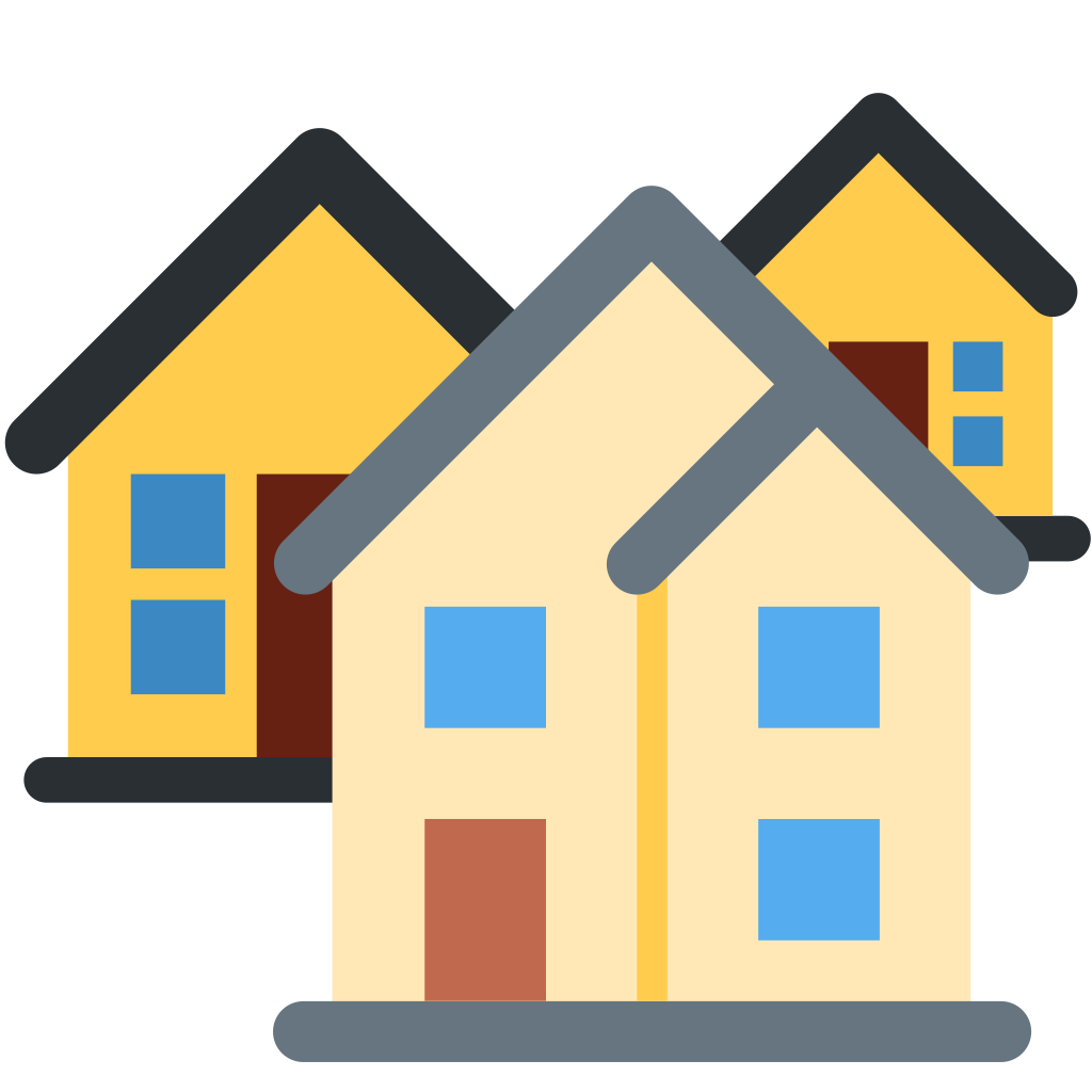 🏘 Houses emoji meaning