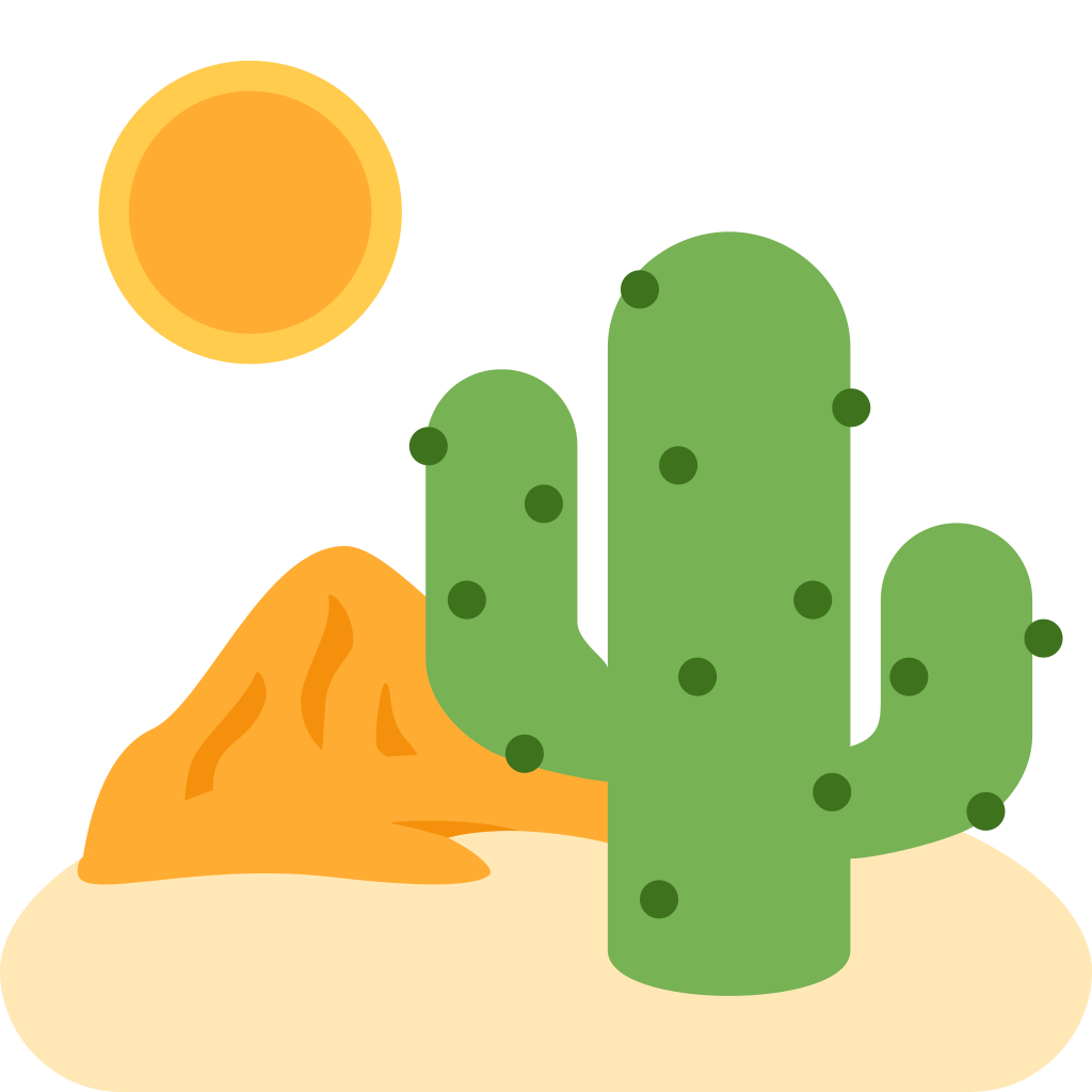 🏜 Desert Emoji Meaning