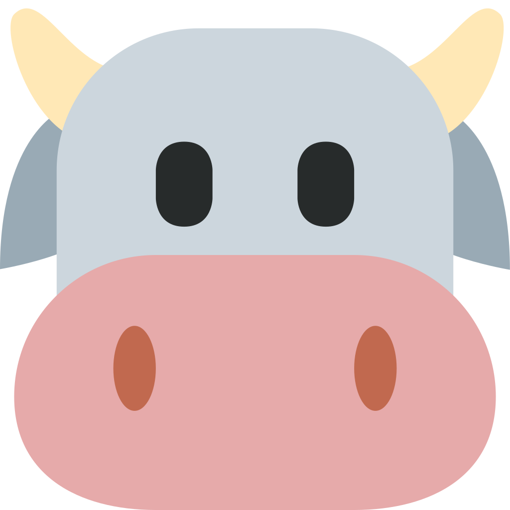 🐮 Cow Face emoji meaning