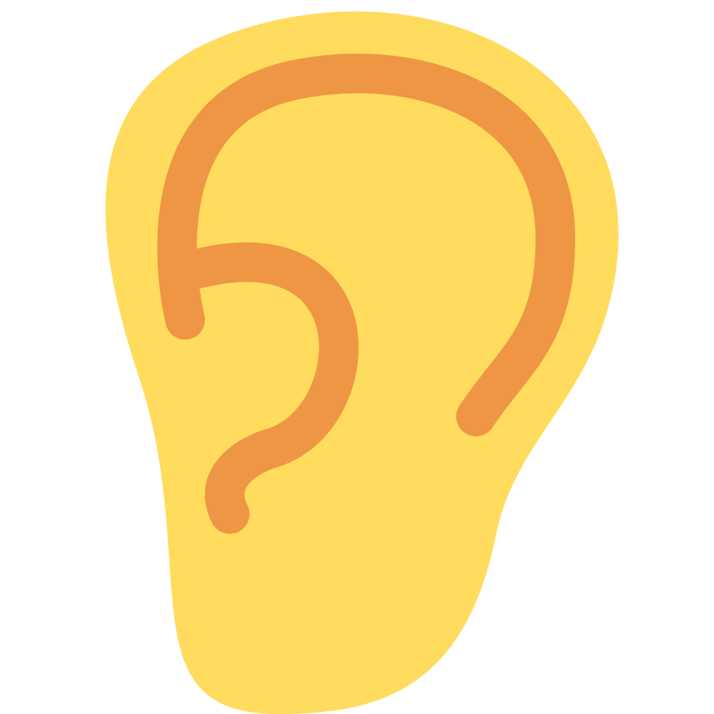 👂 Ear Emoji Meaning