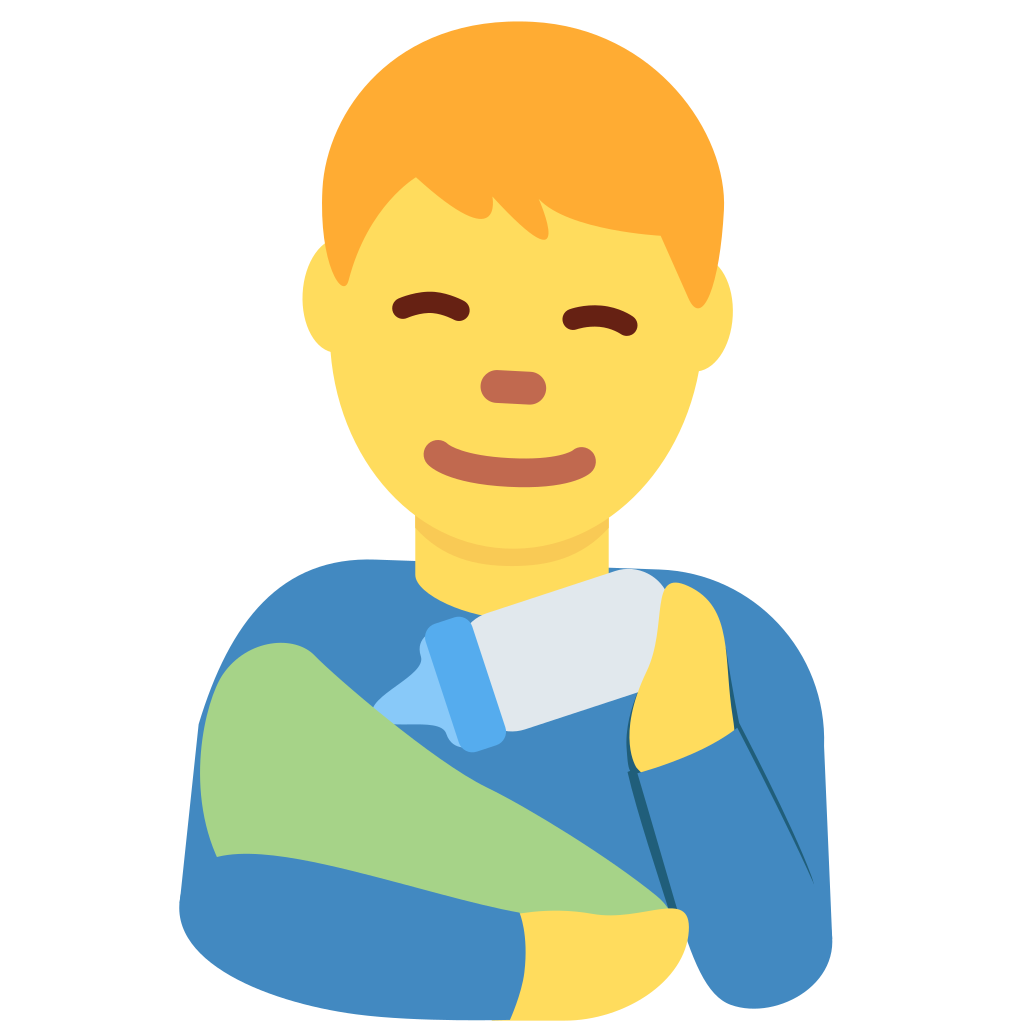 👨‍🍼 Man Feeding Baby Emoji Meaning