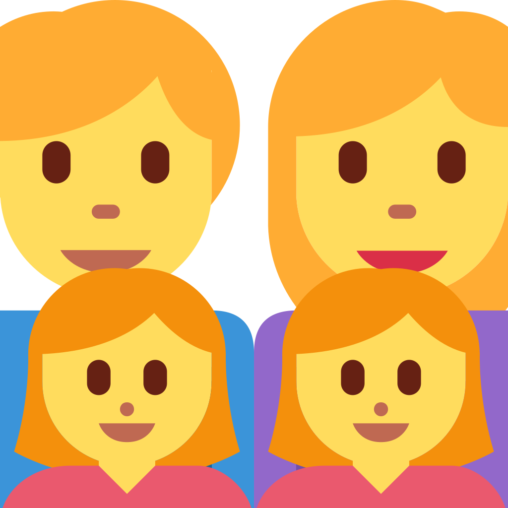 👨‍👩‍👧‍👧 Family: Man, Woman, Girl, Girl Emoji Meaning