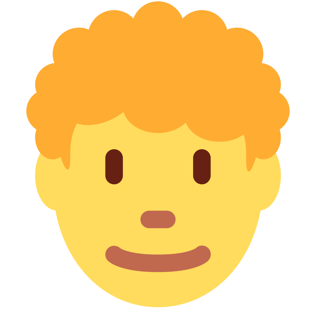 👨‍🦱 Man: Curly Hair Emoji Meaning