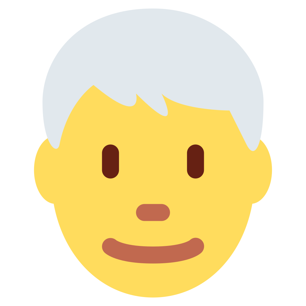 👨‍🦳 Man With White Hair Emoji Meaning