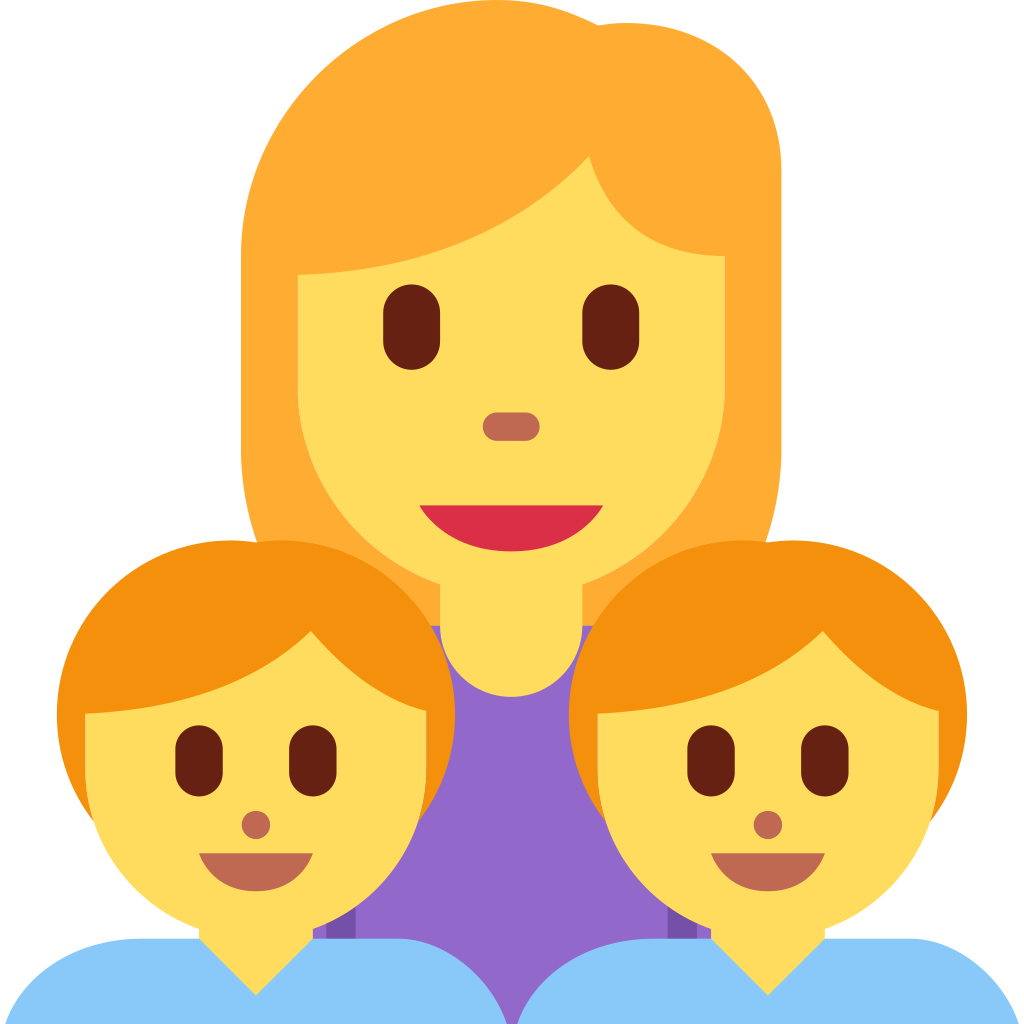 👩‍👦‍👦 Family: Woman, Boy, Boy Emoji Meaning