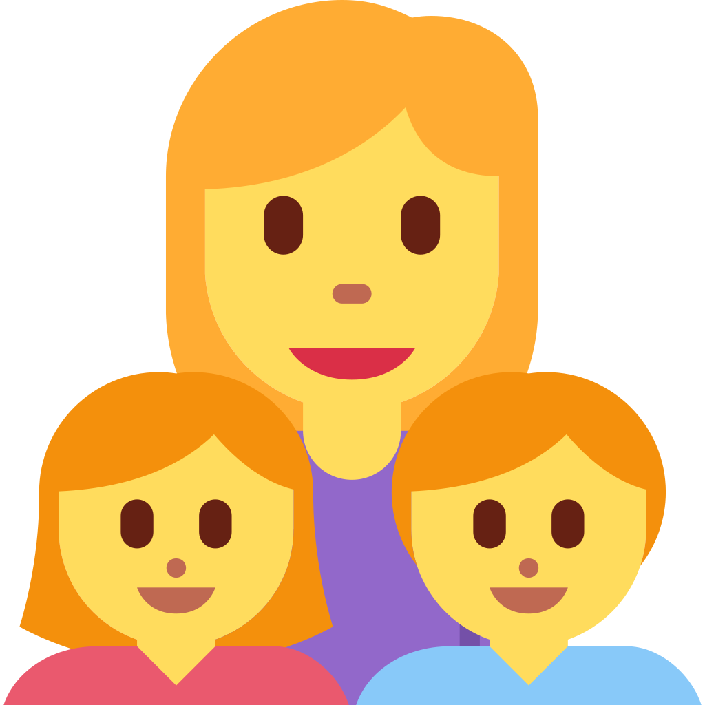 👩‍👧‍👦 Family Woman Girl Boy Emoji Meaning