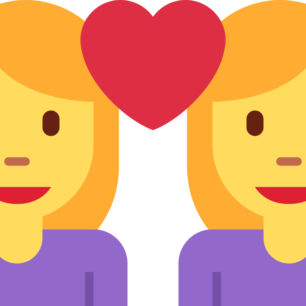👩‍❤️‍👩 Emoji Meaning: Woman Couple with Heart