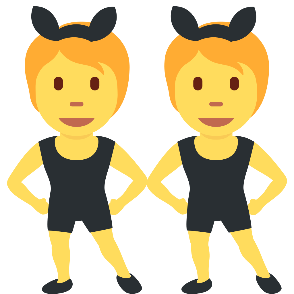 👯 People With Bunny Ears Emoji Meaning