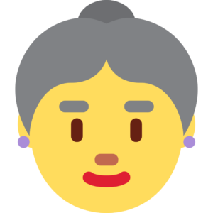 👵 Old Woman Emoji Meaning