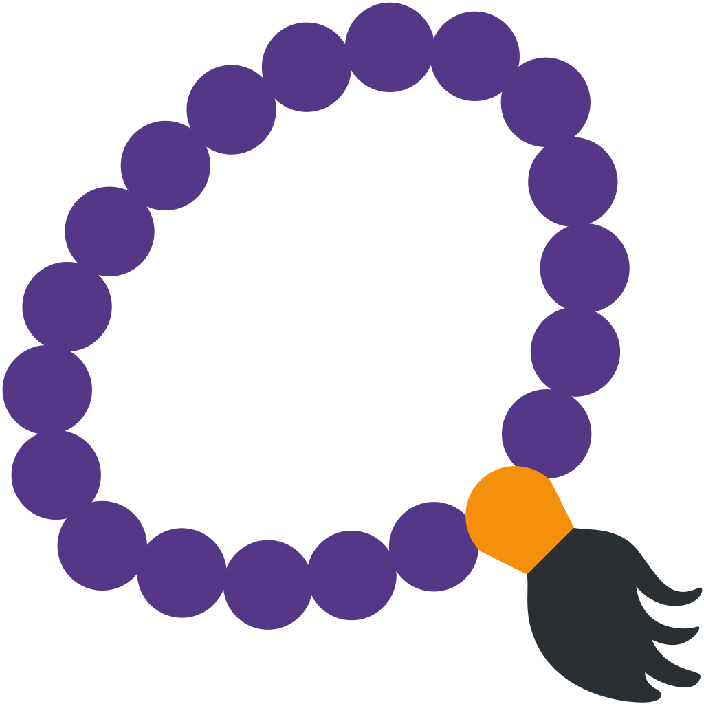📿 Prayer Beads Emoji Meaning
