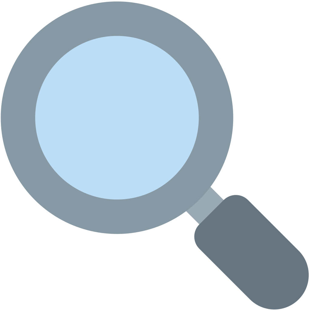 🔍 Magnifying Glass Tilted Left emoji meaning