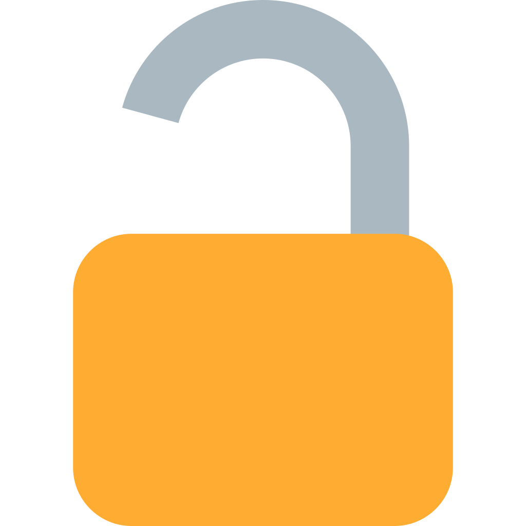 Unlocked emoji meaning 🔓