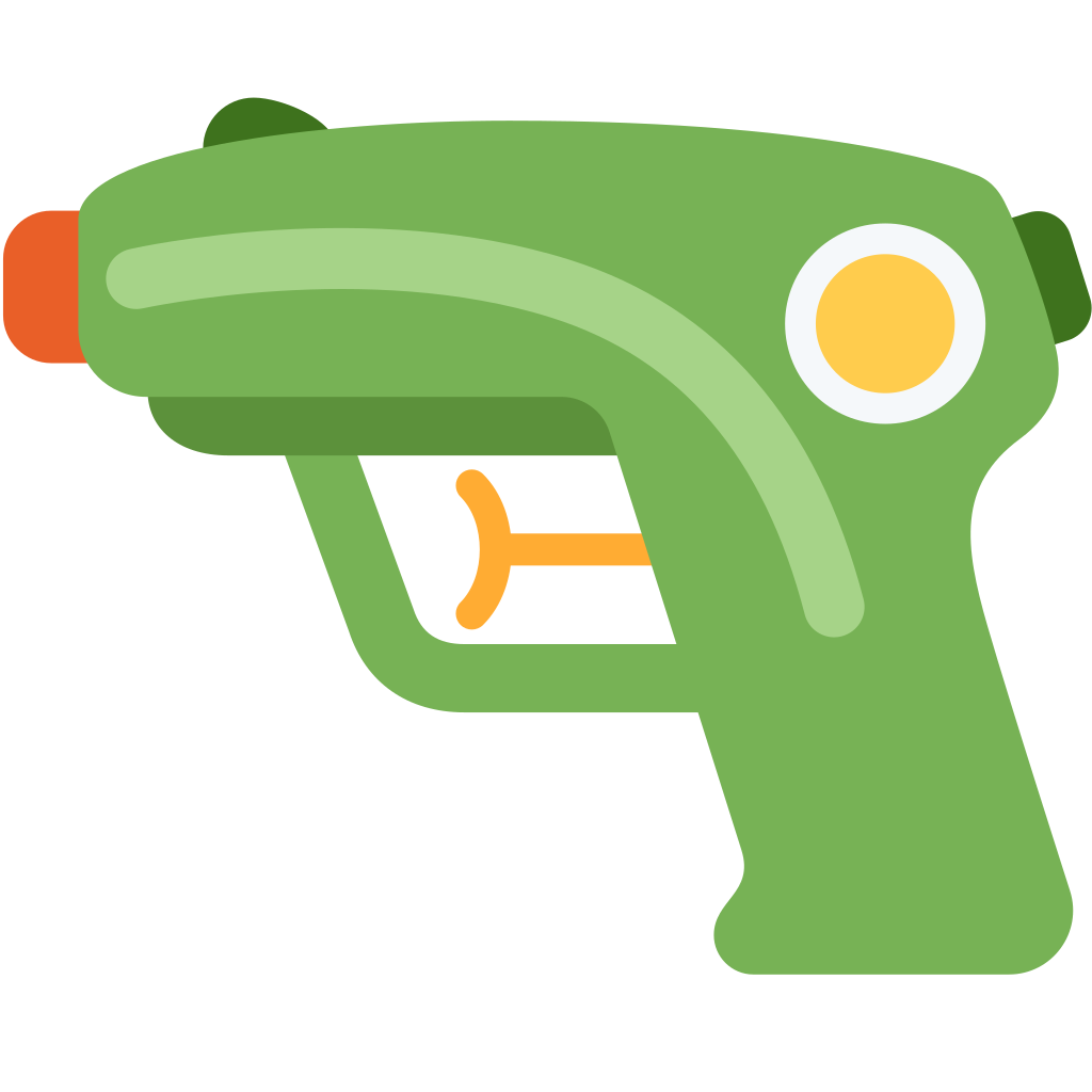 Water Pistol 🔫 Emoji Meaning
