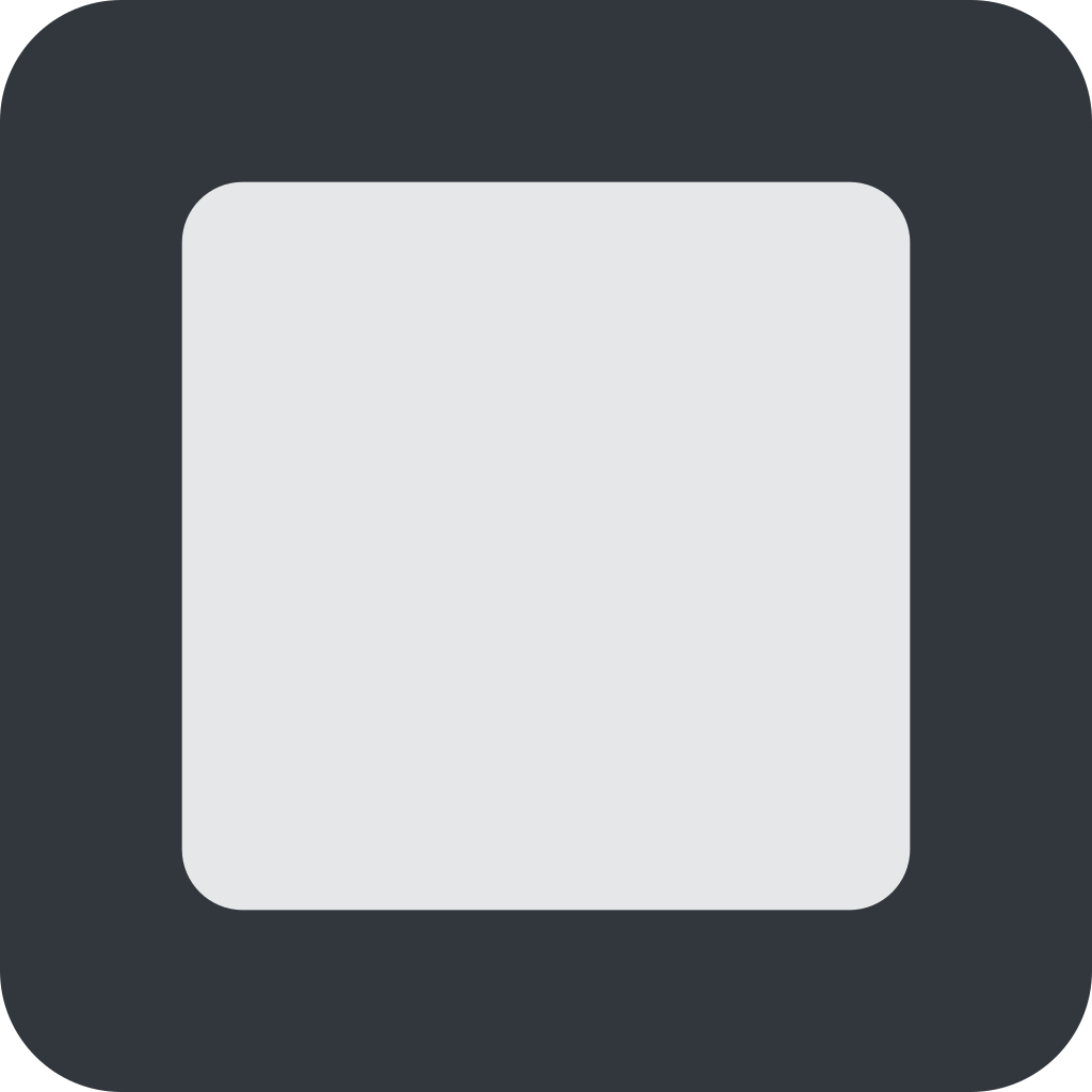 🔲 Black Square Button Emoji Meaning