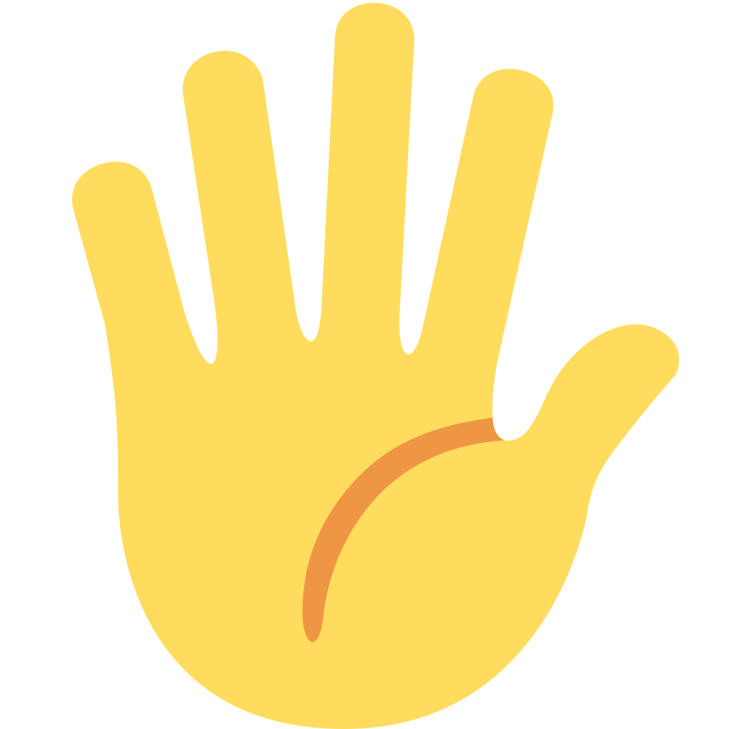 🖐 Hand With Fingers Splayed Emoji Meaning