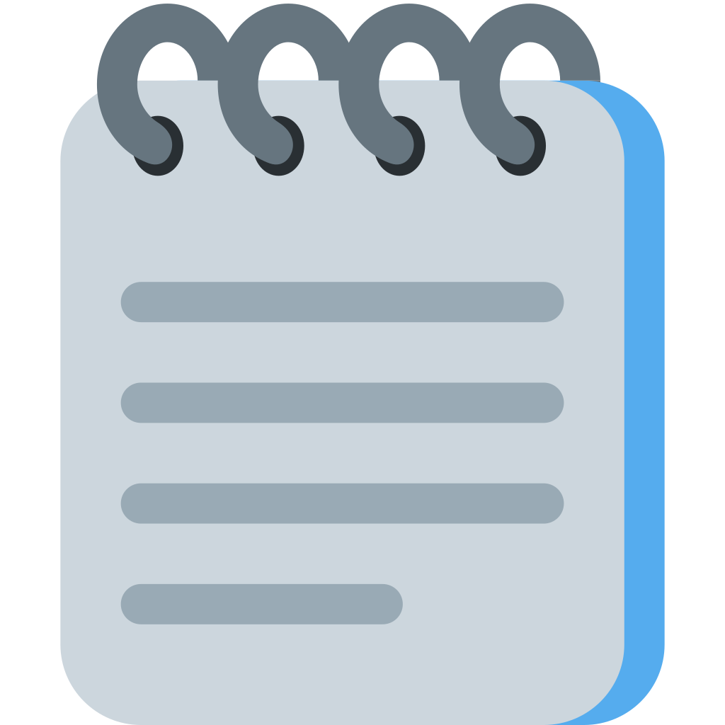 🗒 Spiral Notepad Emoji Meaning