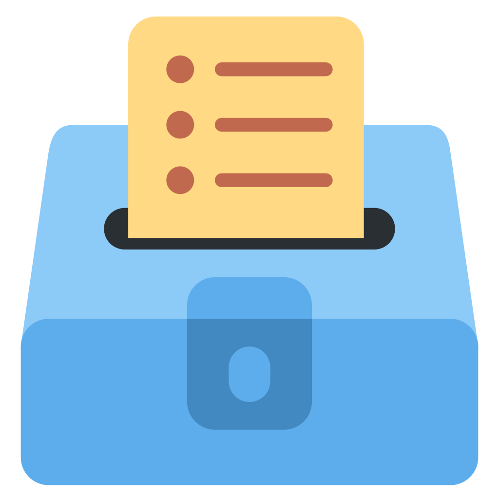 🗳 Ballot Box with Ballot emoji meaning