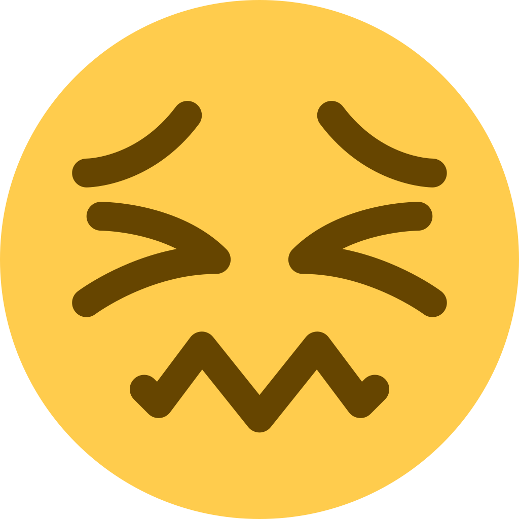 😖 Confounded Face Emoji Meaning