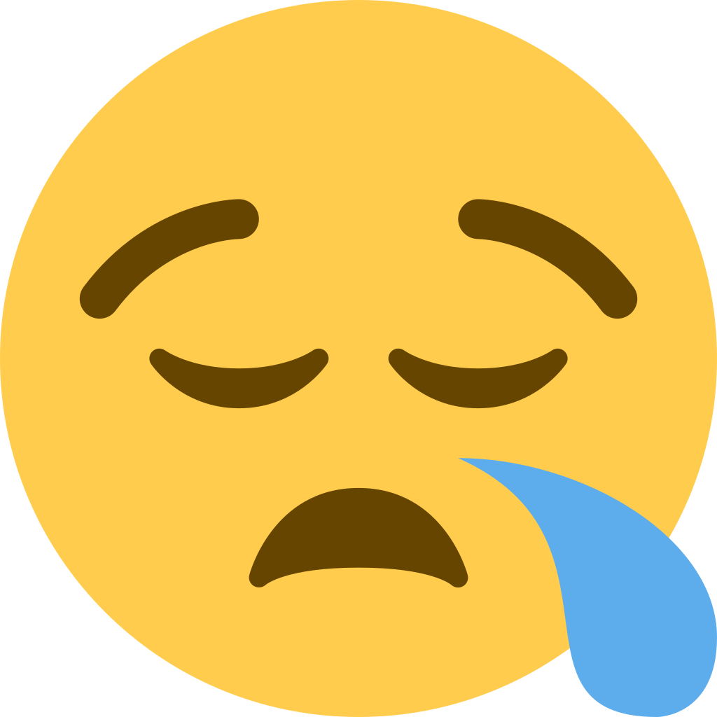 😪 Sleepy Face emoji meaning