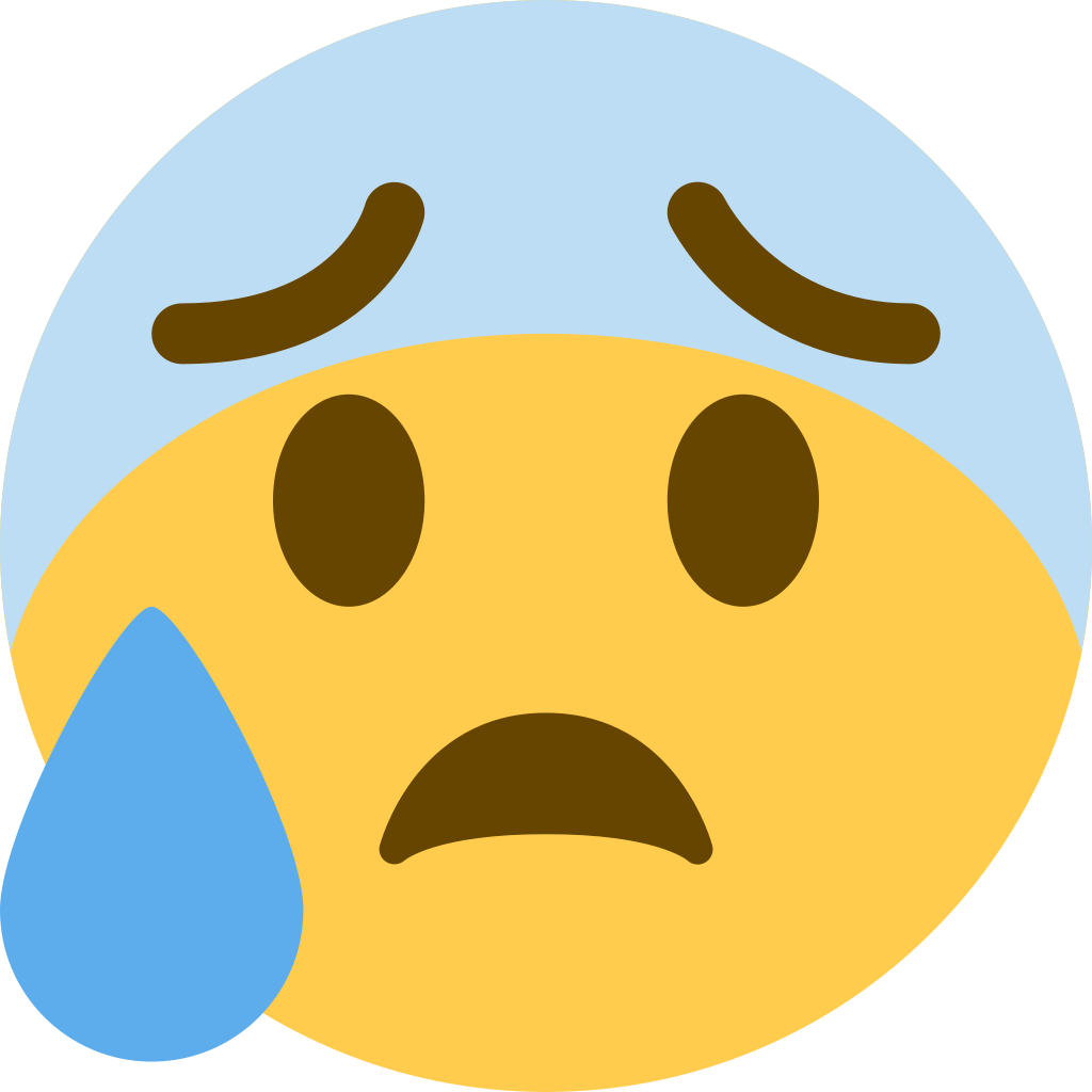 😰 Anxious Face with Sweat Emoji Meaning