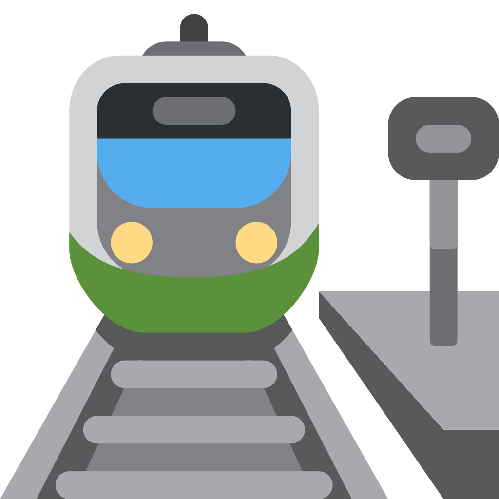 🚉 Station emoji meaning