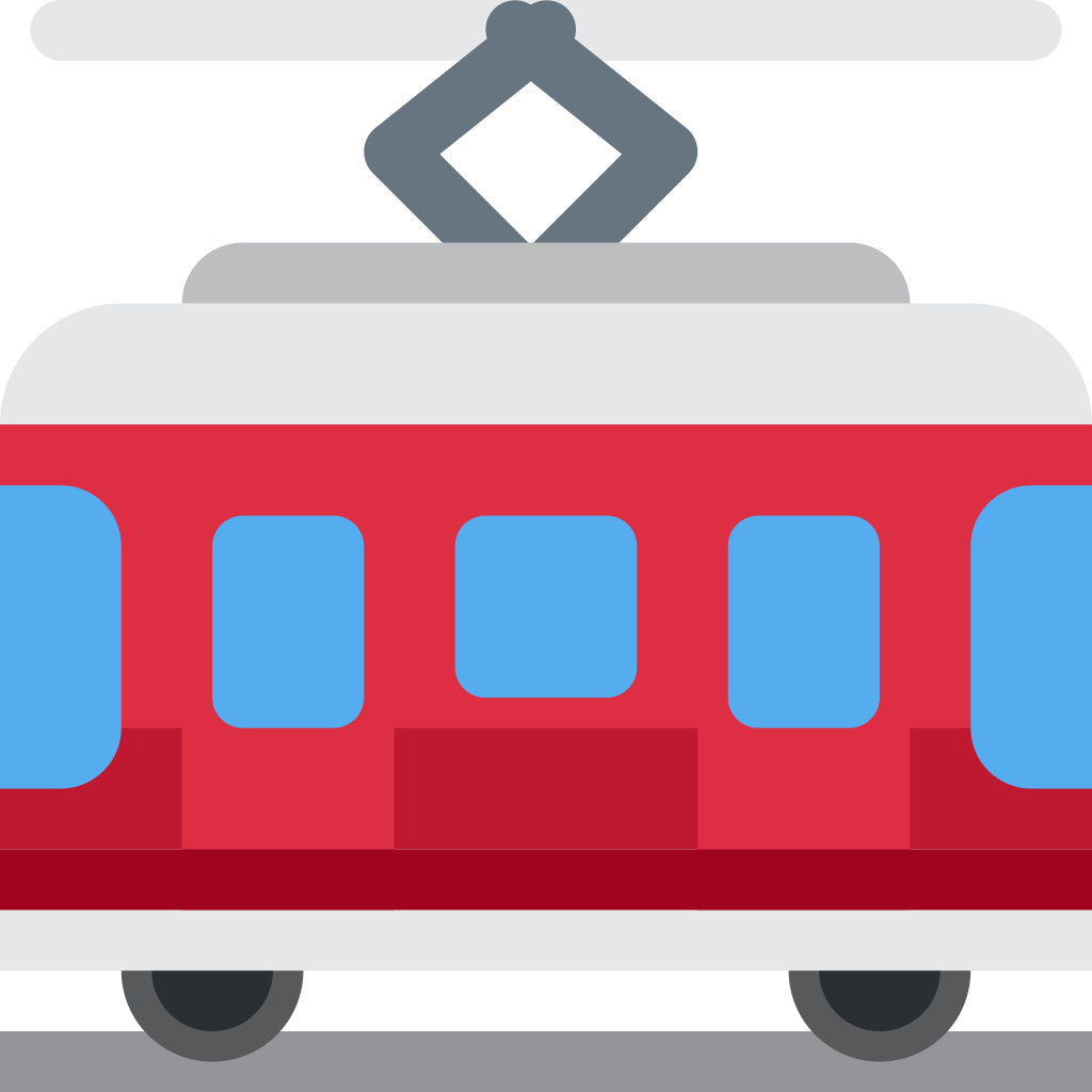🚋 Tram Car Emoji Meaning