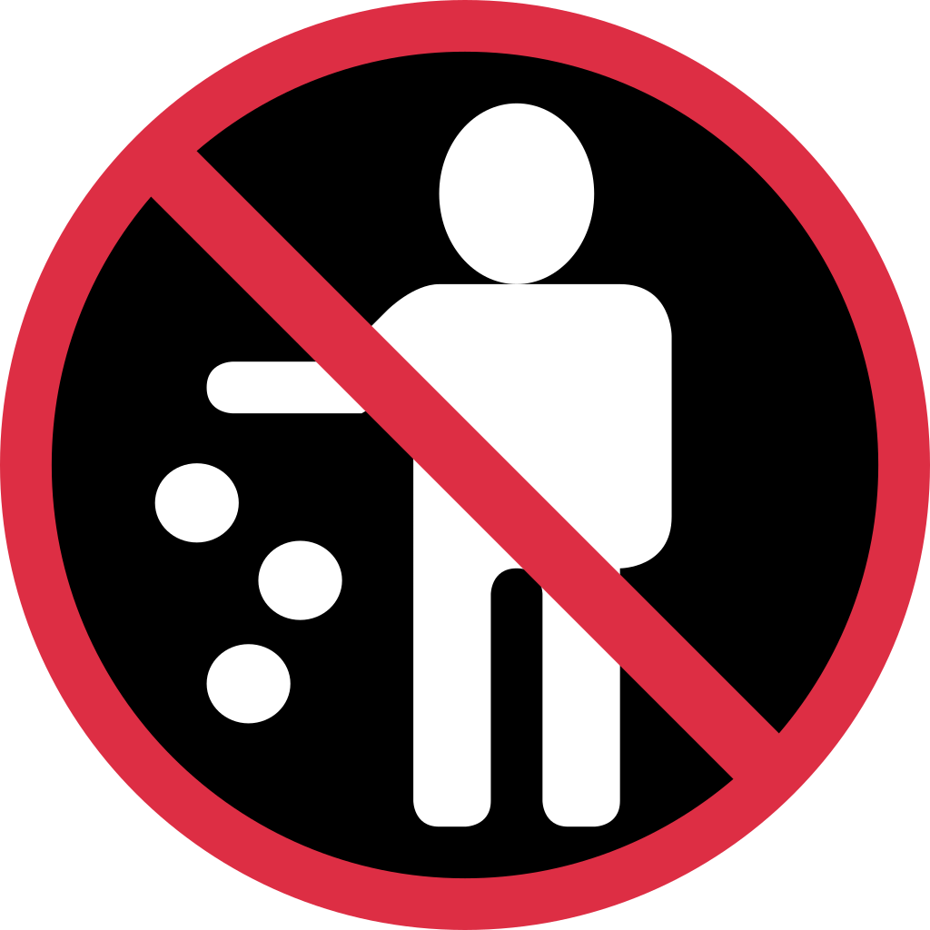 🚯 No Littering Emoji Meaning