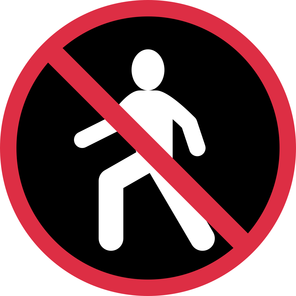 🚷 No Pedestrians Emoji Meaning