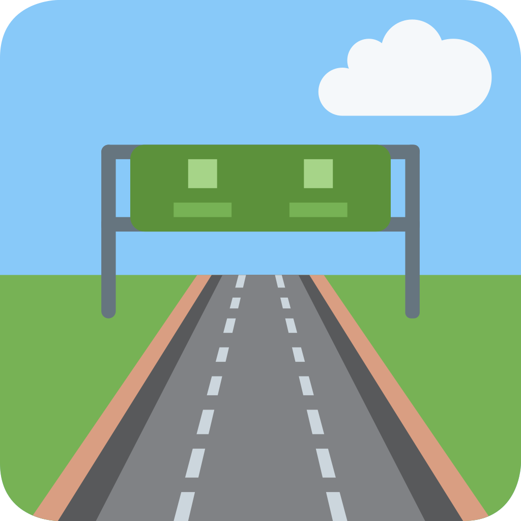 🛣 Motorway Emoji Meaning