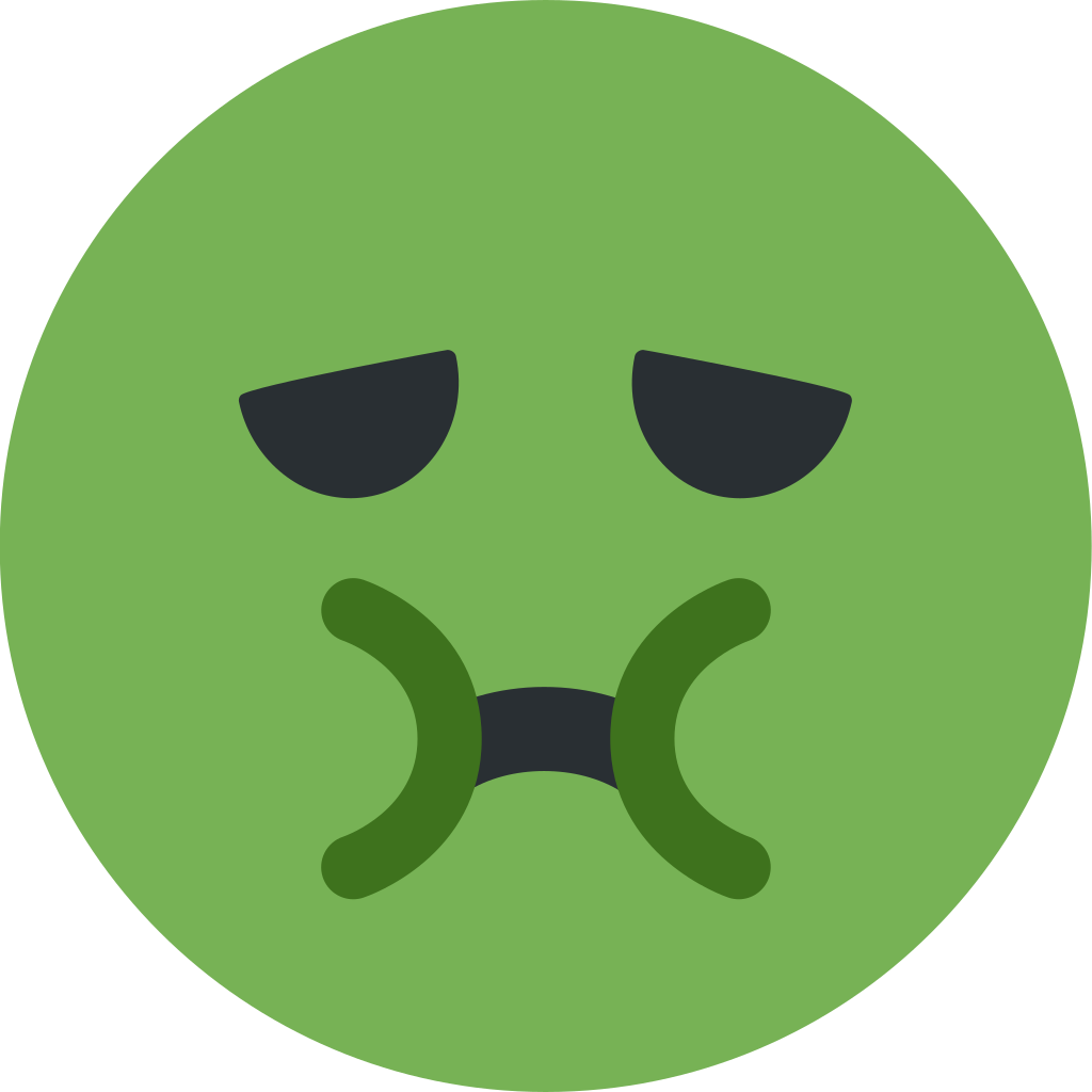 🤢 Nauseated Face Emoji Meaning