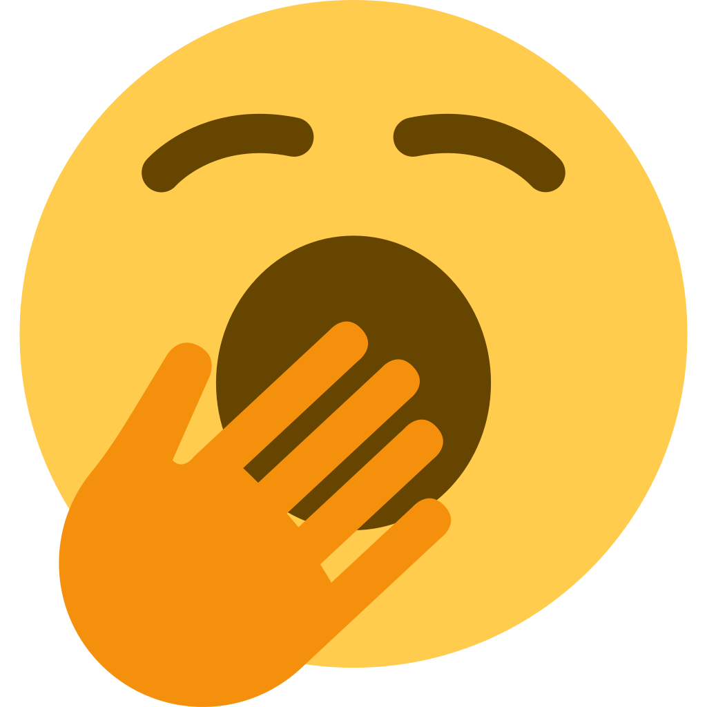 🥱 Yawning Face emoji meaning