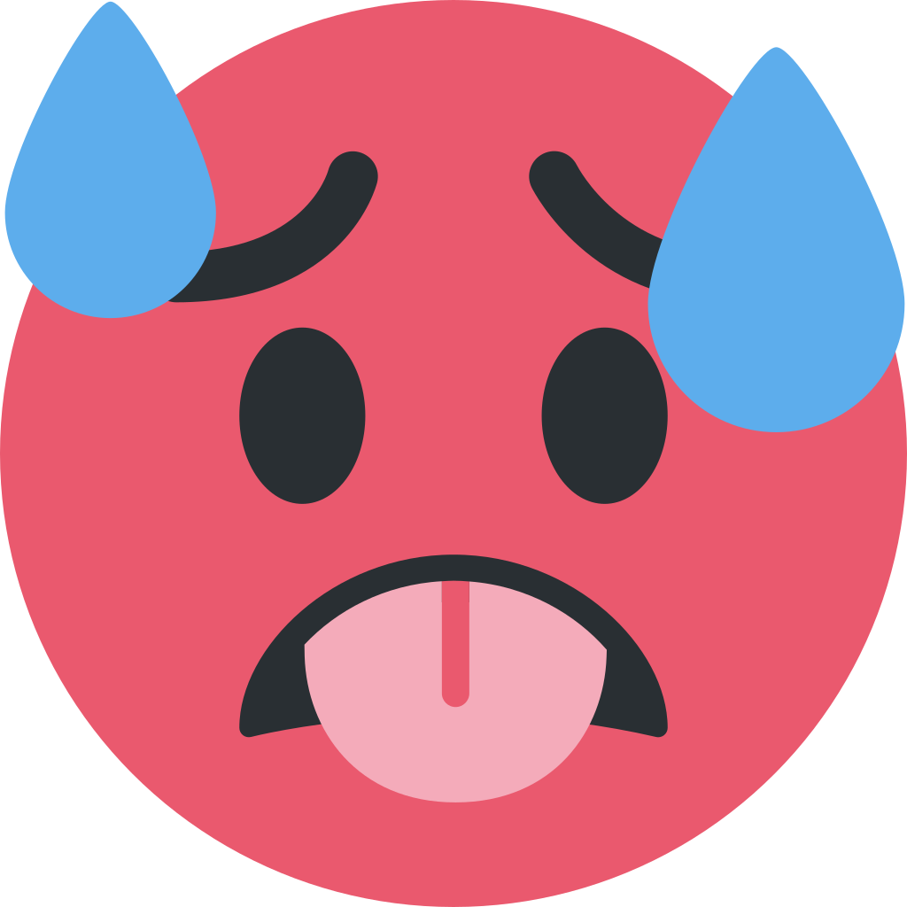 🥵 Hot Face Emoji Meaning
