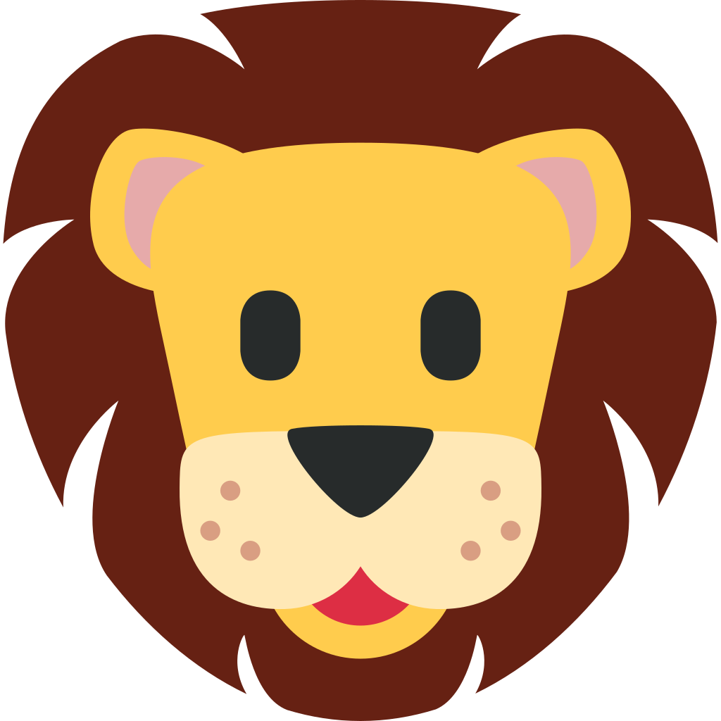 🦁 Lion emoji meaning