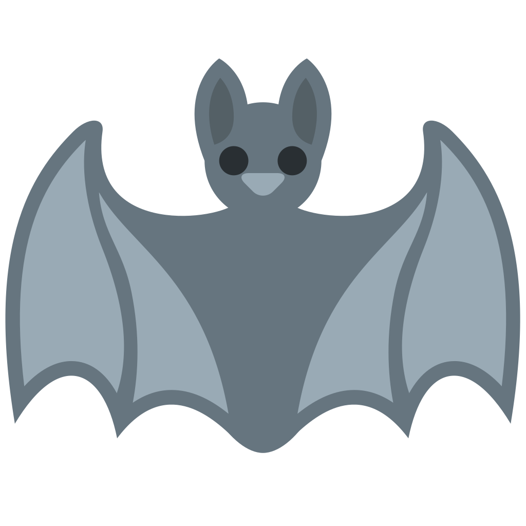 🦇 Bat emoji meaning