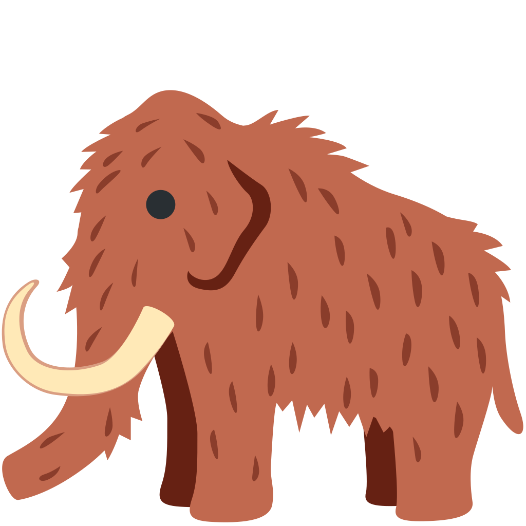 🦣 Mammoth emoji meaning