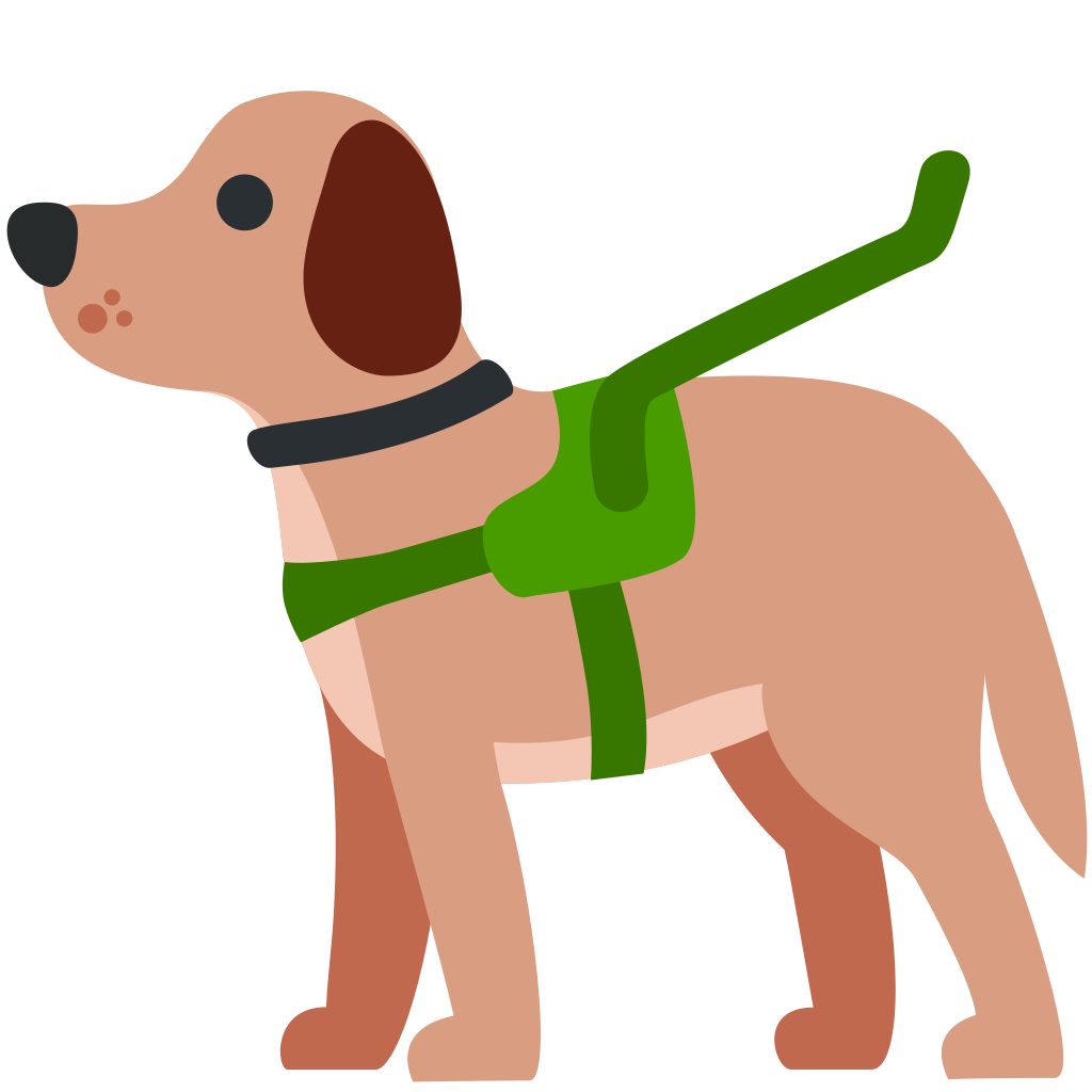 🦮 Guide Dog emoji meaning