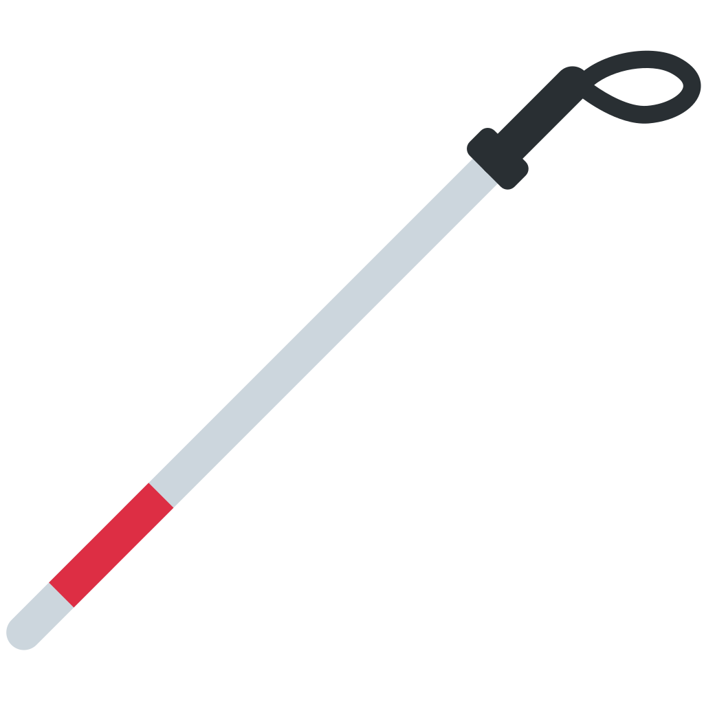 🦯 White Cane Emoji Meaning