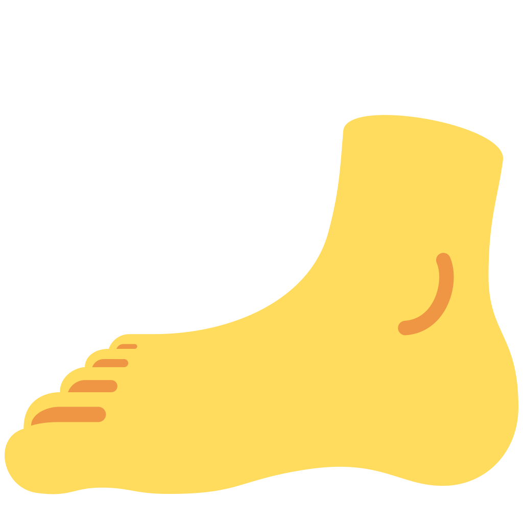 🦶 Foot Emoji Meaning