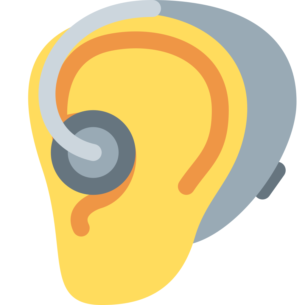 🦻 Ear with Hearing Aid Emoji Meaning