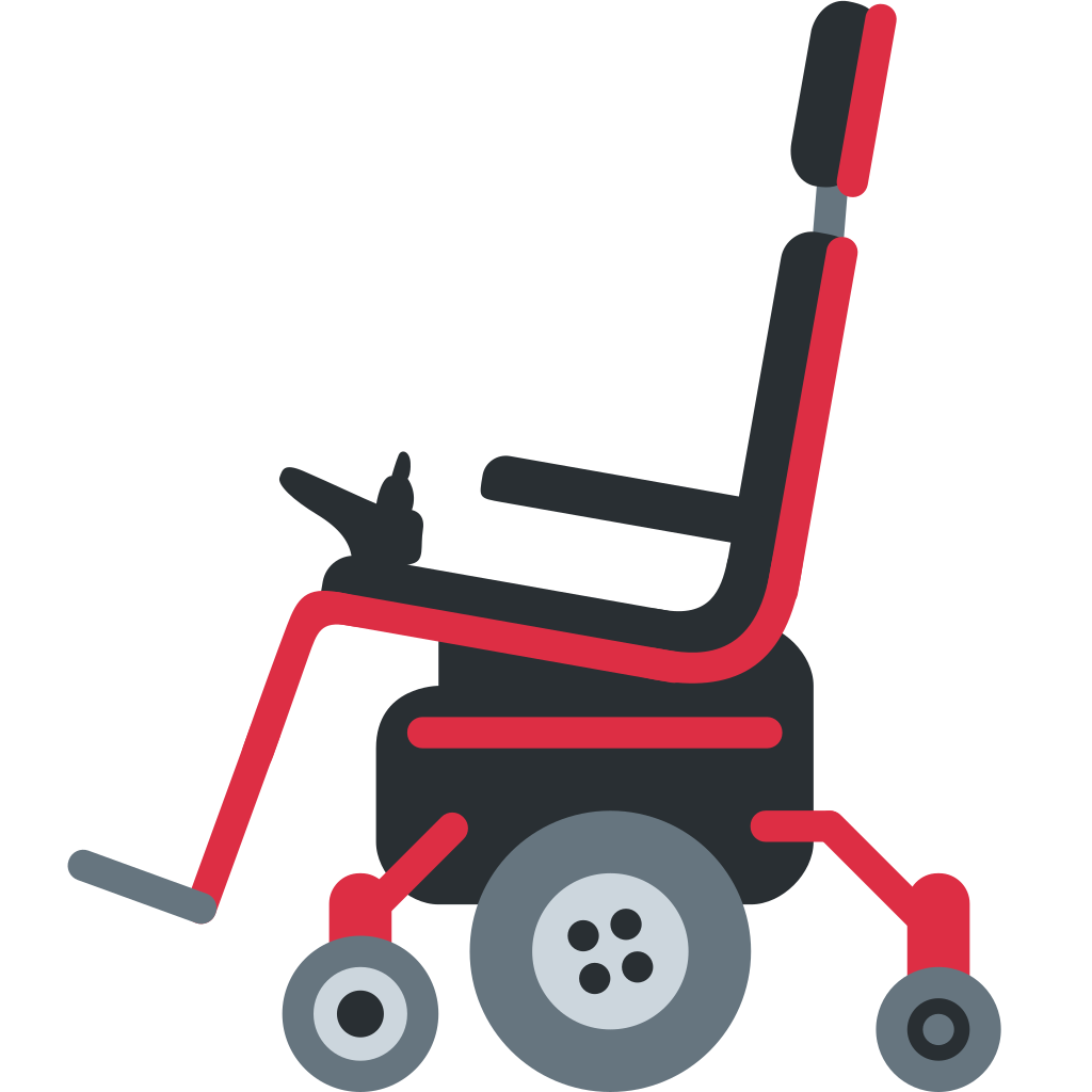 🦼 Motorized Wheelchair Emoji Meaning