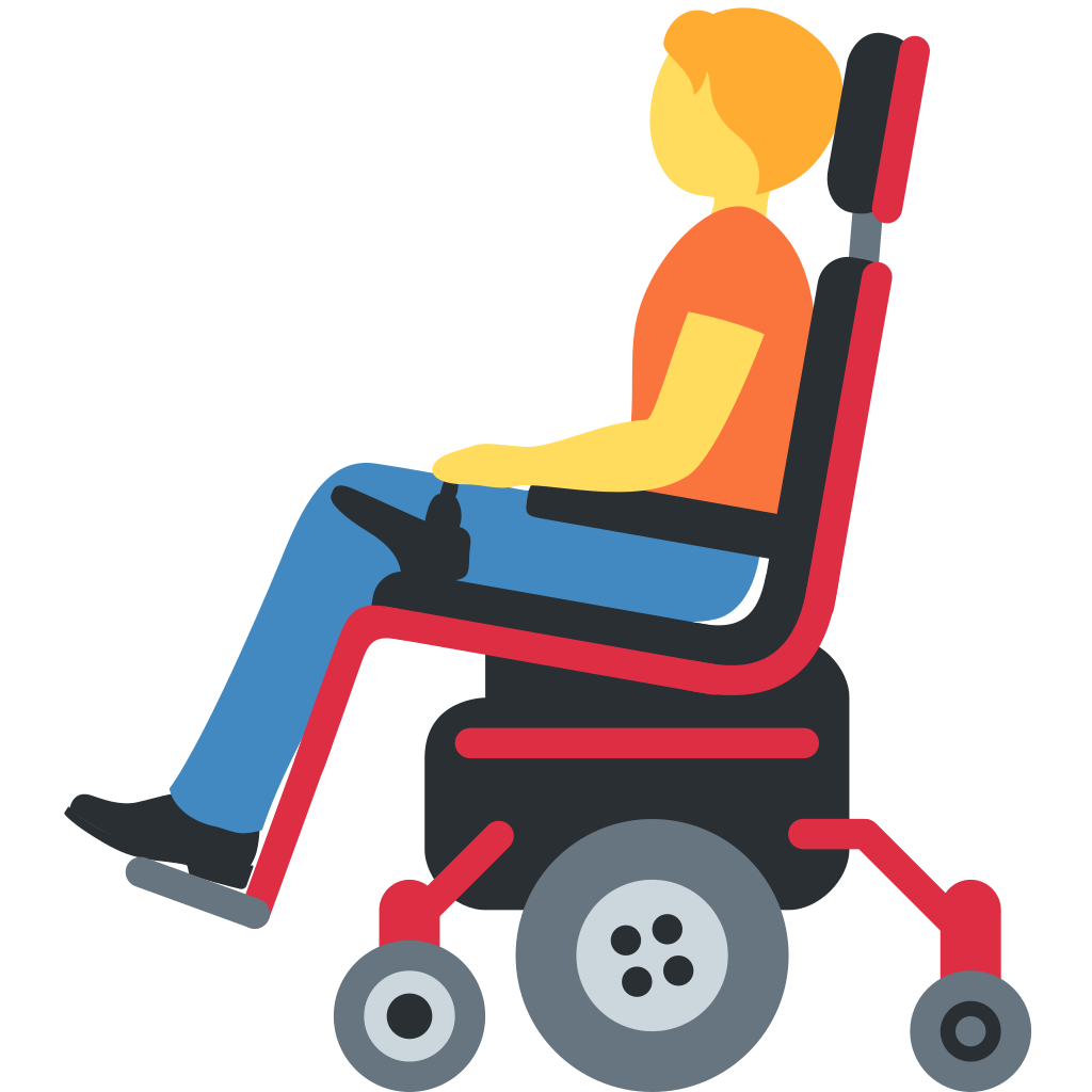 🧑‍🦼 Person in Motorized Wheelchair Emoji Meaning