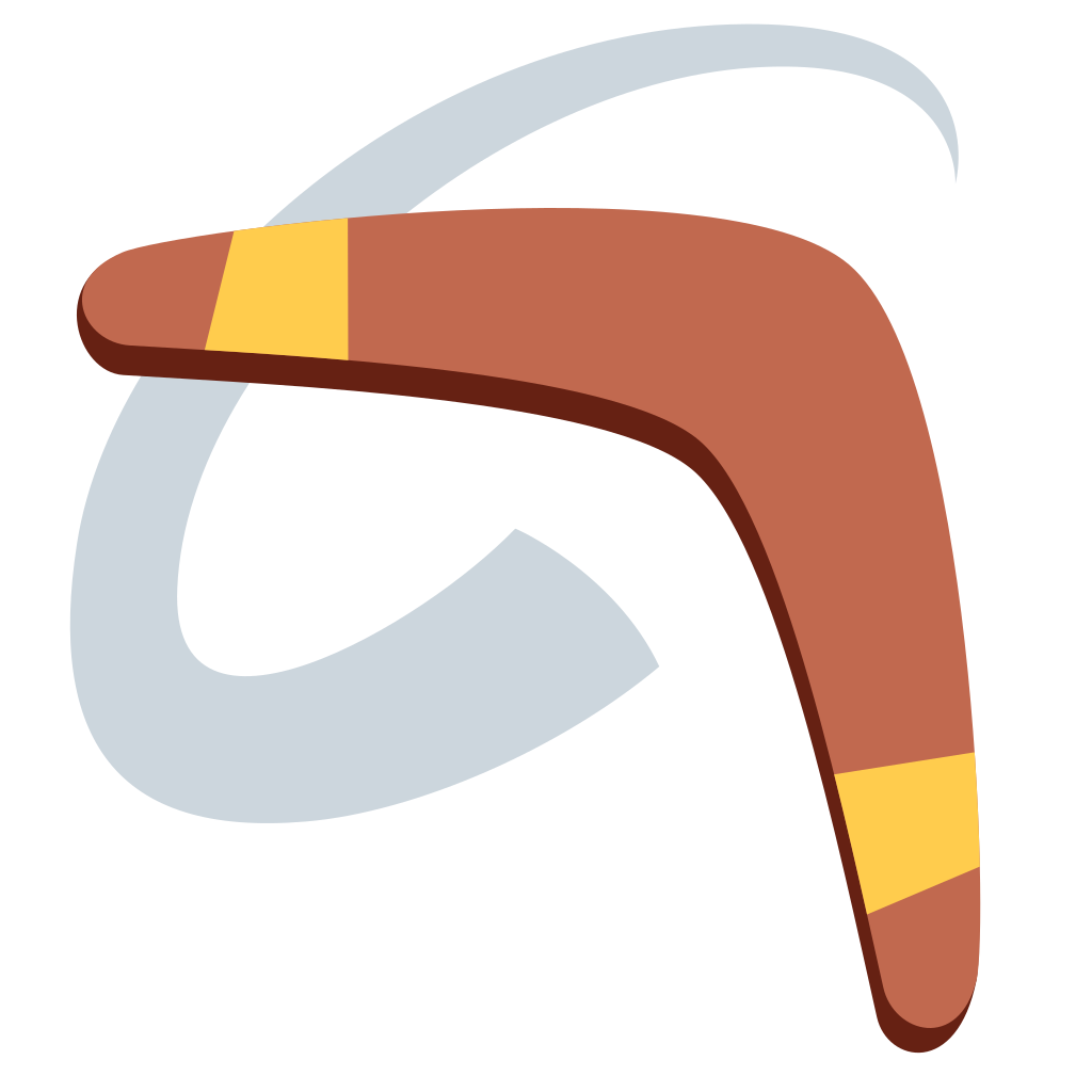 🪃 Boomerang Emoji Meaning