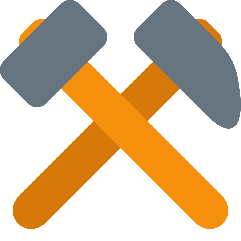⚒ Hammer and Pick emoji meaning