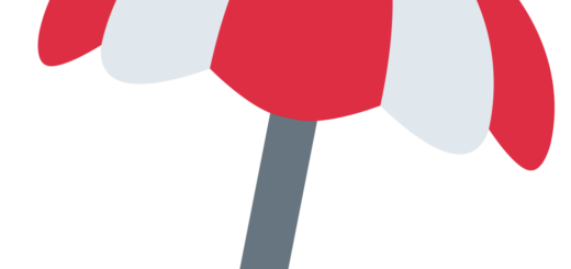 ⛱ Umbrella on Ground Emoji Meaning