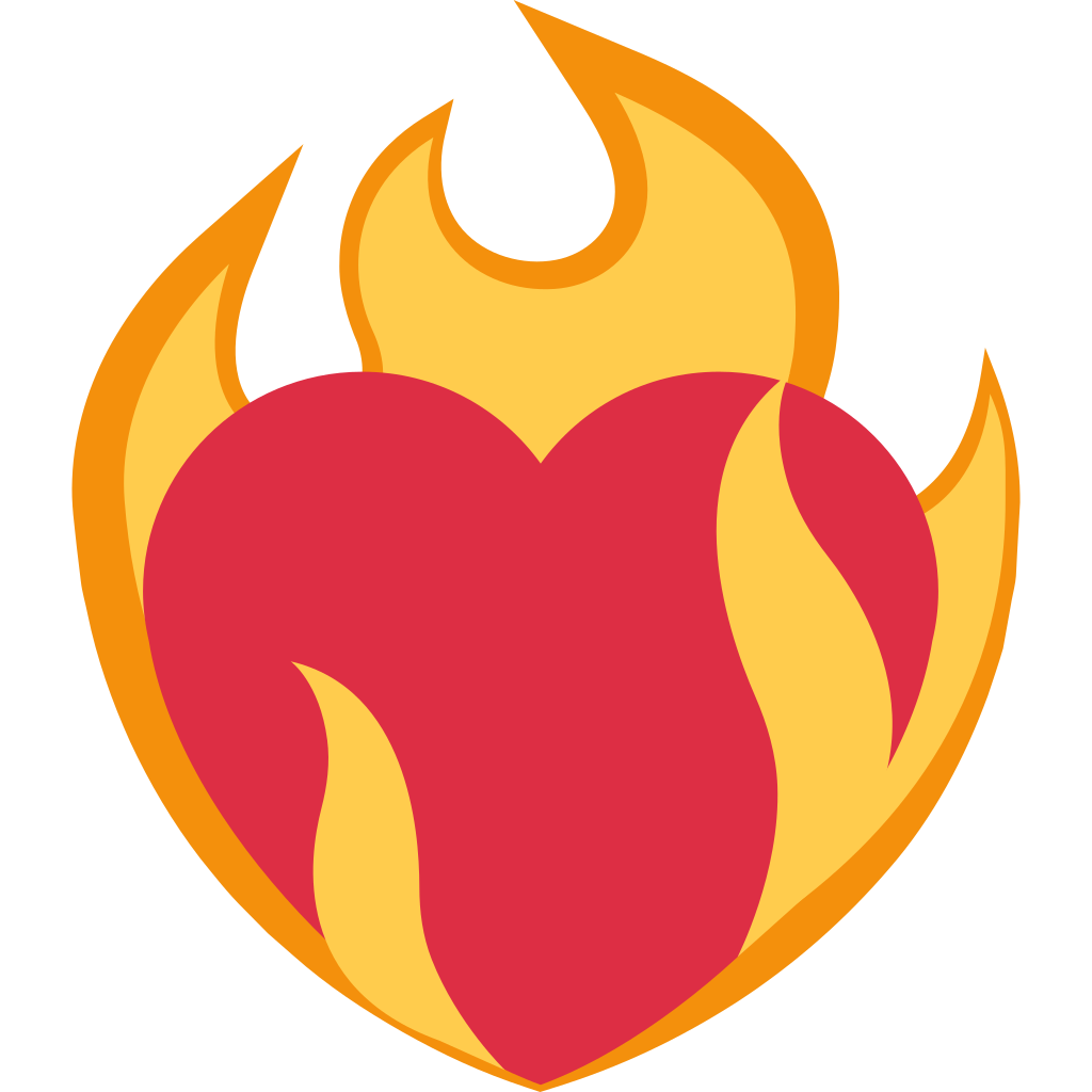 ❤️‍🔥 Heart on Fire emoji meaning