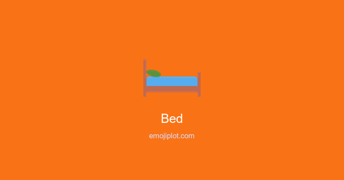 Bed Emoji