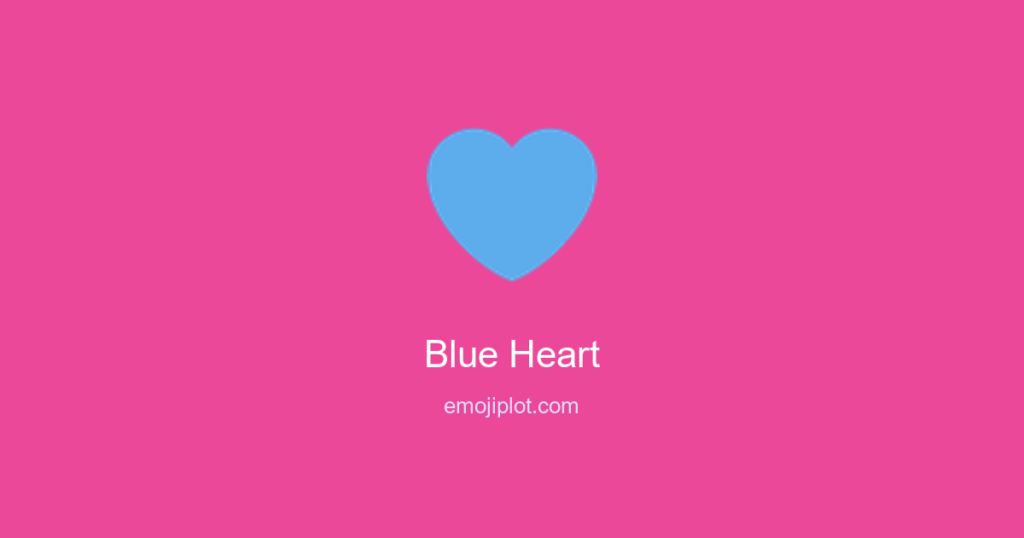 Blue Heart Emoji